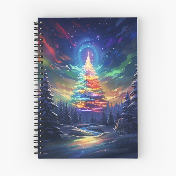 Item preview, Christmas Tree and Northern Lights designed and sold by 3po3.