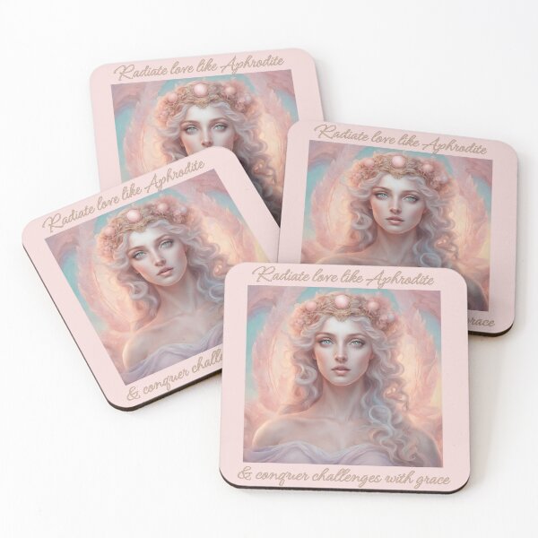 Item preview, Aphrodite Greek Goddess of Love and Beauty Quote designed and sold by TheLocoShop.