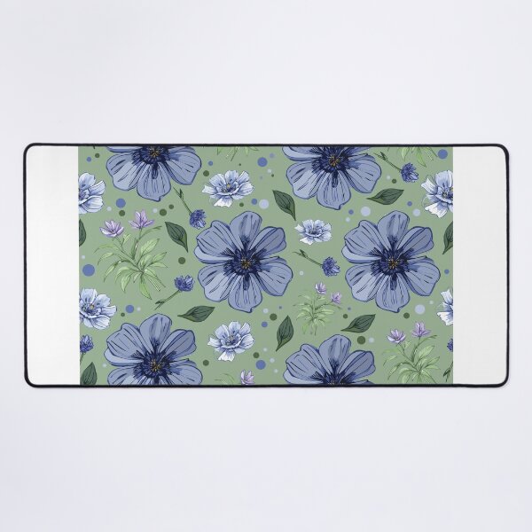 Item preview, Cute Blue Flower Pattern design designed and sold by chathai.