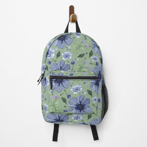 Item preview, Cute Blue Flower Pattern design designed and sold by chathai.