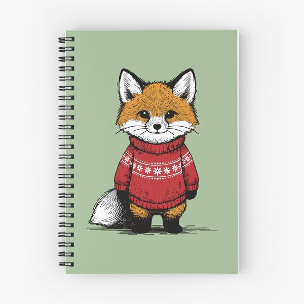 Item preview, Cute Fox in a Winter Jumper Sweater for Christmas designed and sold by hidden-design.