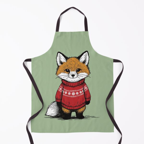 Item preview, Cute Fox in a Winter Jumper Sweater for Christmas designed and sold by hidden-design.