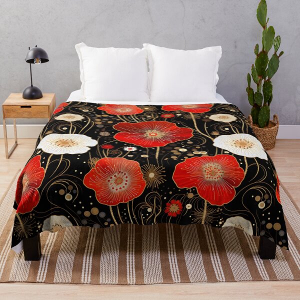 Item preview, Scarlet and White Poppies Dance I designed and sold by the-lamplighter.