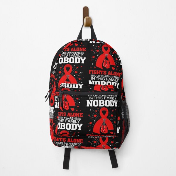Item preview, Family Nobody Fights Alone HIV AIDS Awareness Boxing Gloves designed and sold by EagmianPheolea.