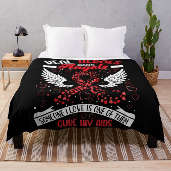 Item preview, HIV Aids Awareness Real Heroes Become Angel Cure HIV AIDS designed and sold by defabiosofxs.