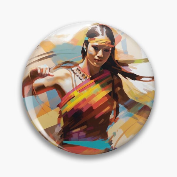Item preview, Rhythmic Essence: Indigenous Dance in Vivid Colors designed and sold by Brand Uno Studio.
