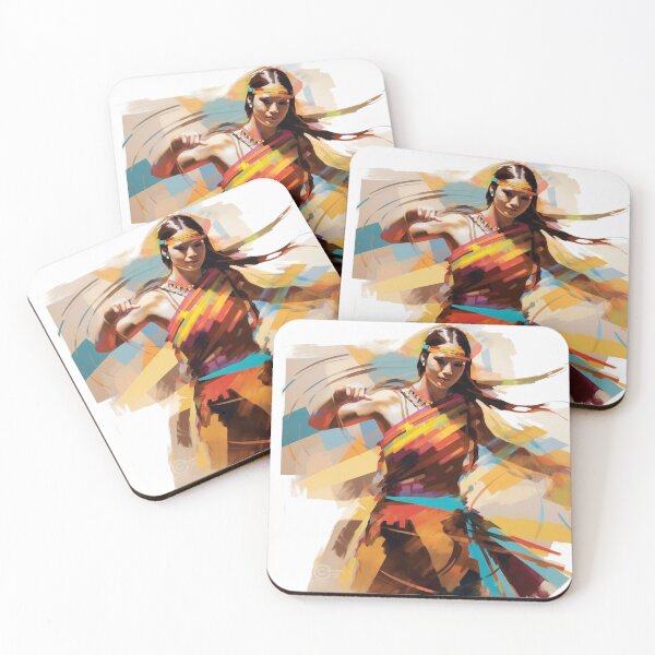 Item preview, Rhythmic Essence: Indigenous Dance in Vivid Colors designed and sold by Brand Uno Studio.