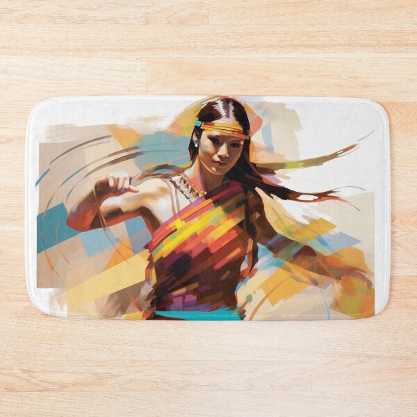 Item preview, Rhythmic Essence: Indigenous Dance in Vivid Colors designed and sold by Brand Uno Studio.