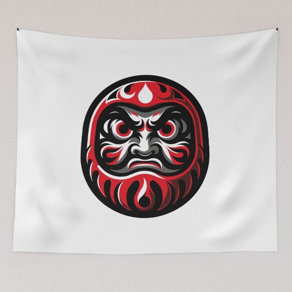 Item preview, NERVOUS DARUMA - Symbolism of Zen #4 designed and sold by Printyourspirit.