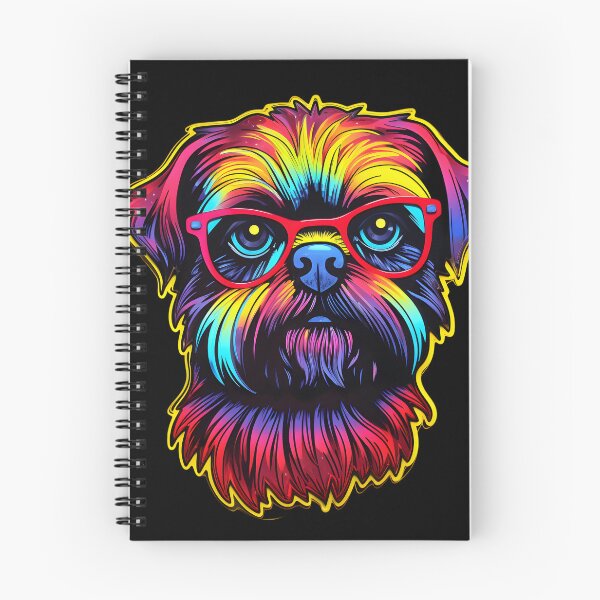 Item preview, Brussels Griffon Neon Design designed and sold by CUTEDOGGIEZ.