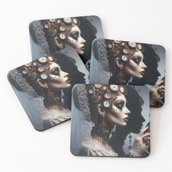 Item preview, Beautiful bride Aristocratic Gothic Widow  designed and sold by AiPoliviosArt.