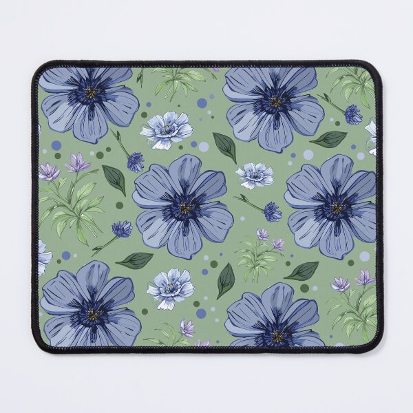 Item preview, Cute Blue Flower Pattern design designed and sold by chathai.