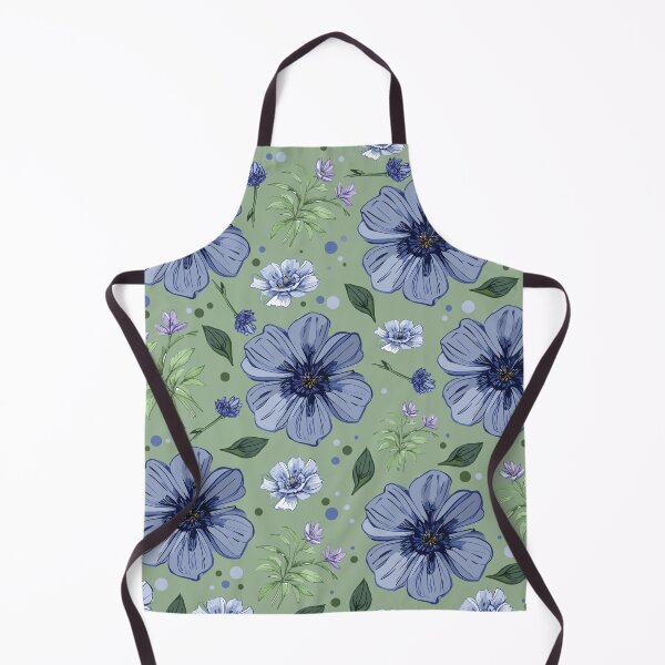Item preview, Cute Blue Flower Pattern design designed and sold by chathai.