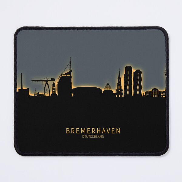 Item preview, Bremerhaven Germany Skyline designed and sold by ArtPrints.