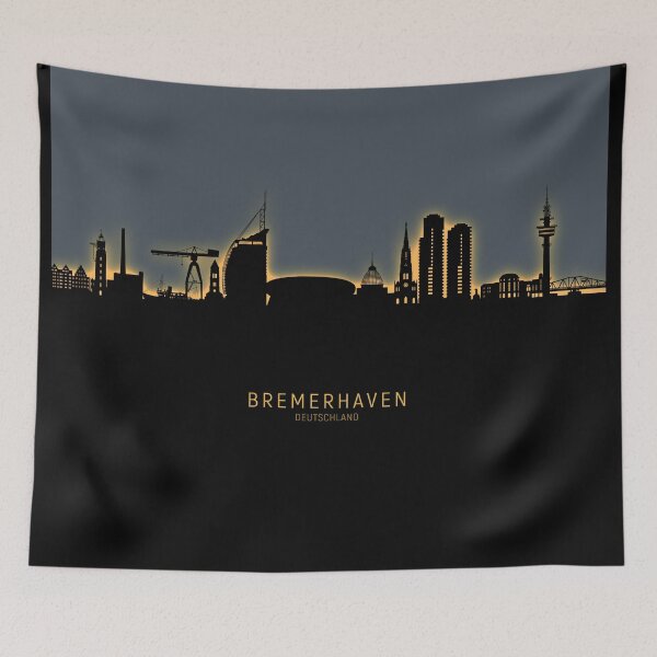 Item preview, Horizonte de Bremerhaven Alemania designed and sold by ArtPrints.