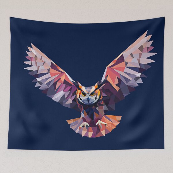 Item preview, GEOMETRIC OWL, ABSTRACT OWL ILLUSTRATION designed and sold by Danicus666.