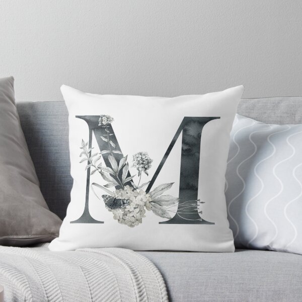 Item preview, Watercolor floral letter M designed and sold by tapilipa.