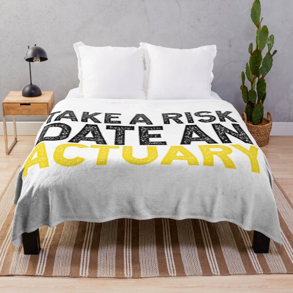 Item preview, Take A Risk Date An Actuary designed and sold by TeesYouWant.