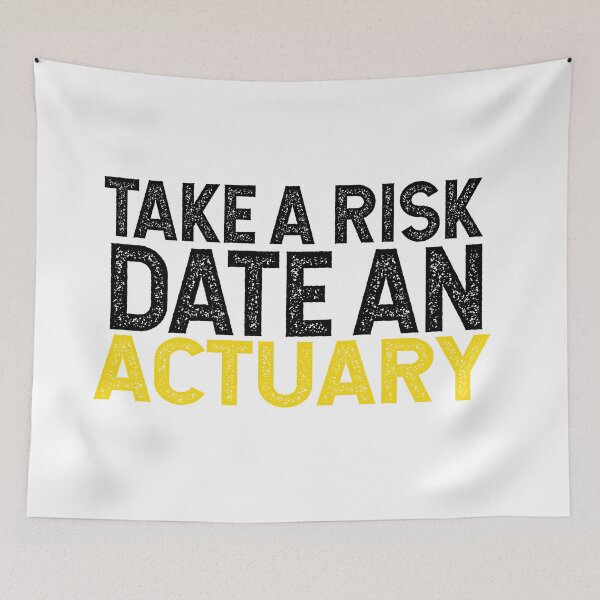 Item preview, Take A Risk Date An Actuary designed and sold by TeesYouWant.
