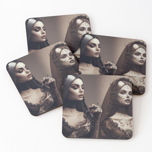 Item preview, Beautiful bride Aristocratic Gothic Widow  designed and sold by AiPoliviosArt.