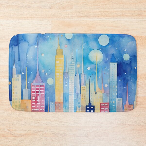Item preview, Moonlit Metropolis designed and sold by LittleLuvies.