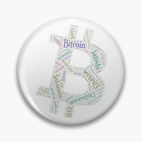 Item preview, Bitcoin Symbol Wordcloud for Lighter Backgrounds designed and sold by WordsYouLove.