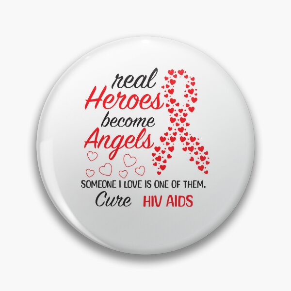 Item preview, HIV AIDS Awareness Real Heroes Become Angels World AIDS Day designed and sold by defabiosofxs.