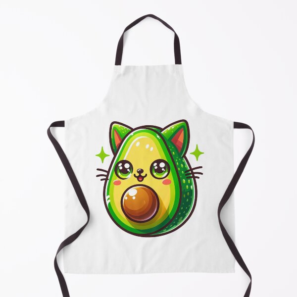 Item preview, Fun Cat Design, Whimsical Animal Art, Creative Avocado Theme, Cheerful Decor, Imaginative Cat Graphic,Quirky Feline designed and sold by plussorn.