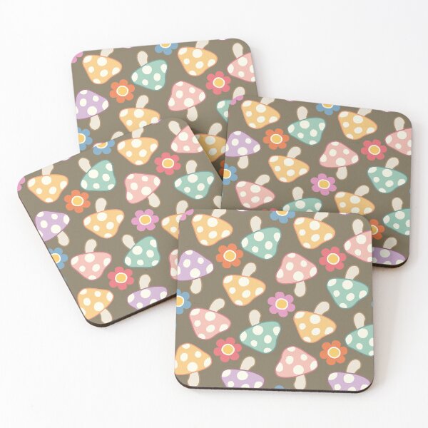 Item preview, Mushroom and flowers designed and sold by Fangirlsleep.