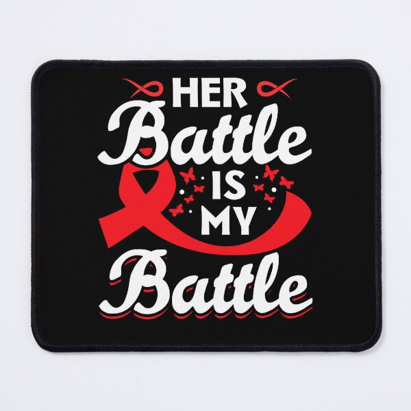 Item preview, Her Battle Is My Battle HIV AIDS Awareness designed and sold by EagmianPheolea.