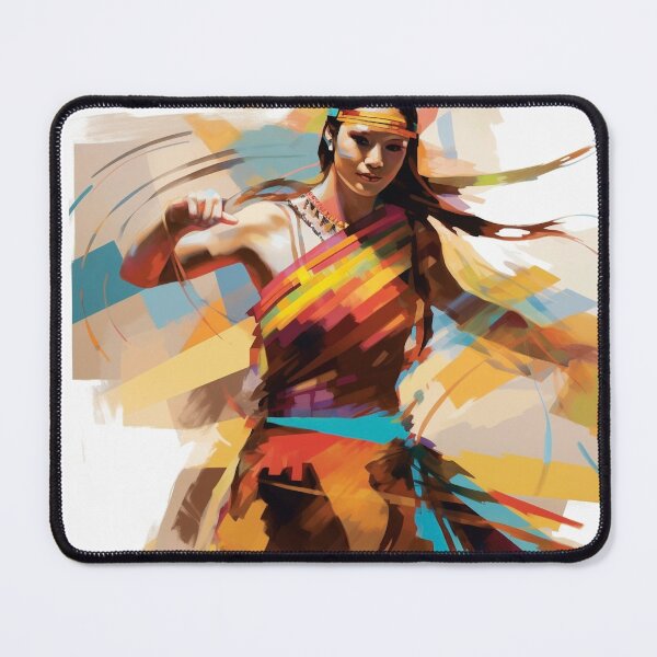 Item preview, Rhythmic Essence: Indigenous Dance in Vivid Colors designed and sold by Brand Uno Studio.