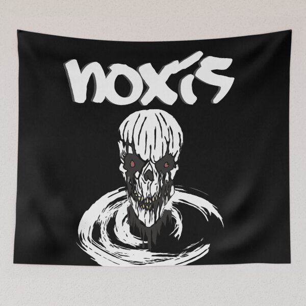 Item preview, Black and white noxis skull designed and sold by Floyd Dalton.