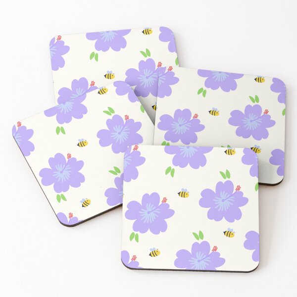 Item preview, Floral pattern and bumble bee designed and sold by Krutikapatil10.