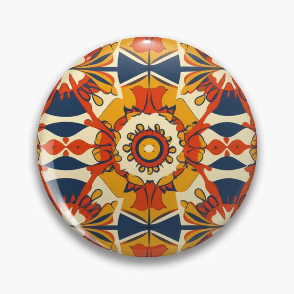 Item preview, Retro Galician Tile Digital Pattern designed and sold by zolarche.