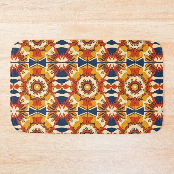 Item preview, Retro Galician Tile Digital Pattern designed and sold by zolarche.