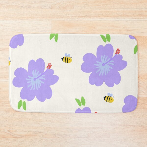 Item preview, Floral pattern and bumble bee designed and sold by Krutikapatil10.