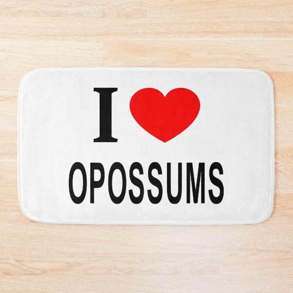 Item preview, I ❤️ OPOSSUMS I LOVE OPOSSUMS I HEART OPOSSUMS designed and sold by usernamenaijan.