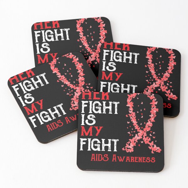 Item preview, Her Fight Is My Fight AIDS Awareness designed and sold by EagmianPheolea.
