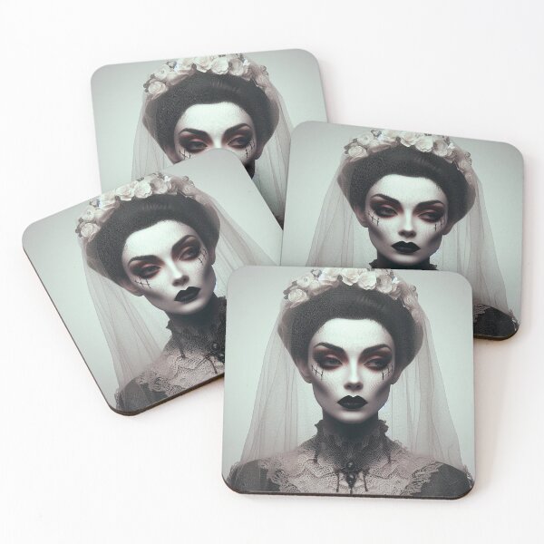 Item preview, Beautiful bride Aristocratic Gothic Widow  designed and sold by AiPoliviosArt.