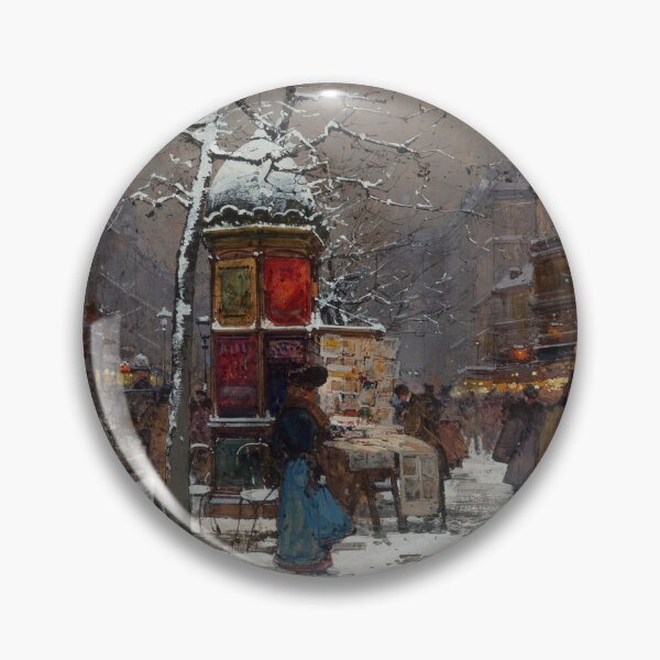 Item preview, Paris, Boulevard in Winter (20th century) - Eugène Galien Laloue designed and sold by SALON DES ARTS.