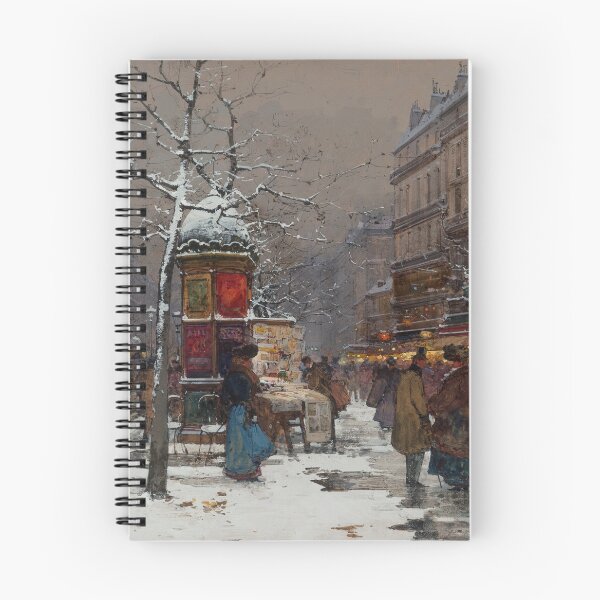 Item preview, Paris, Boulevard in Winter (20th century) - Eugène Galien Laloue designed and sold by SALON DES ARTS.