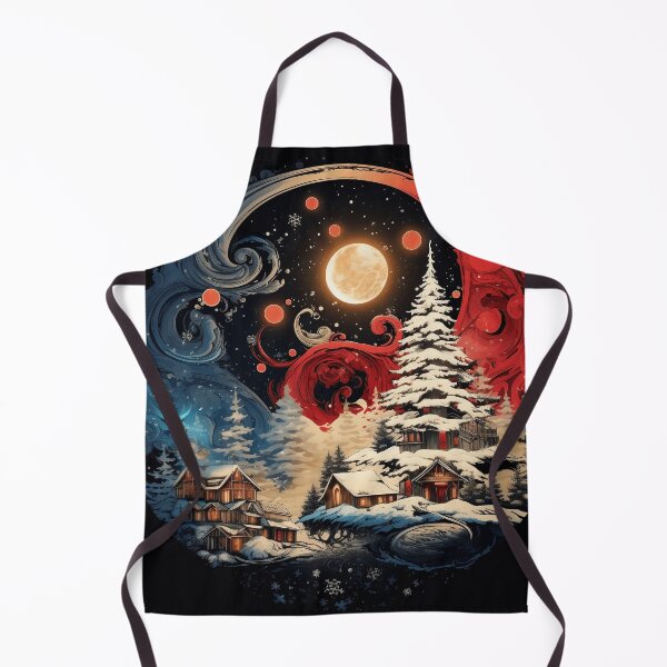 Item preview, christmas ying yang holiday print designed and sold by dcrc.