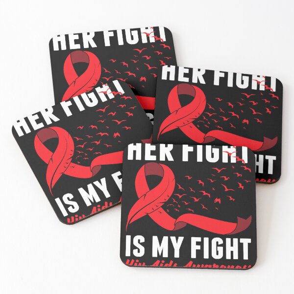 Item preview, Her Fight Is My Fight HIV AIDS Awareness Family Support   (2) designed and sold by EagmianPheolea.