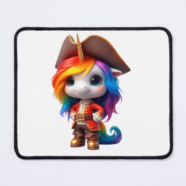 Item preview, Cute Pirate Unicorn: Magical Cheerful Fantasy Prints designed and sold by Nathalymx.