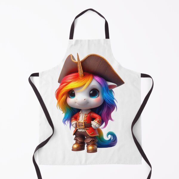 Item preview, Cute Pirate Unicorn: Magical Cheerful Fantasy Prints designed and sold by Nathalymx.