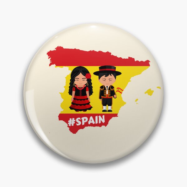 Item preview, Spain Flag Map  designed and sold by Stefan Z..