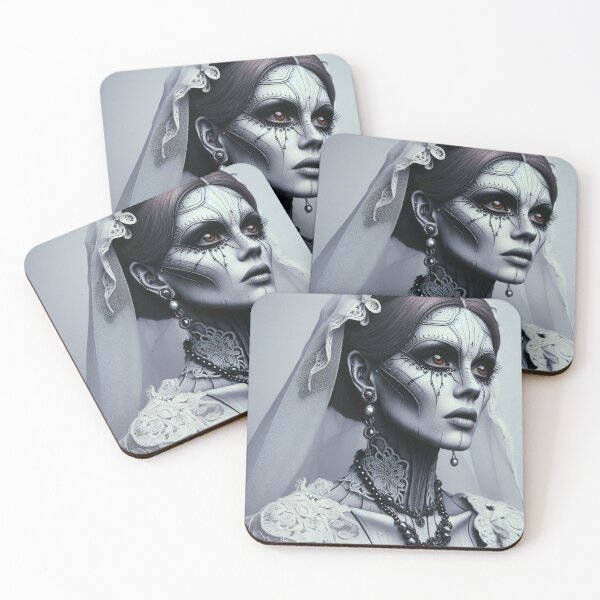 Item preview, Beautiful bride Aristocratic Gothic Widow  designed and sold by AiPoliviosArt.