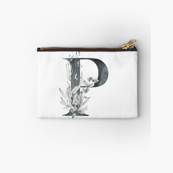 Item preview, Watercolor floral letter P designed and sold by tapilipa.