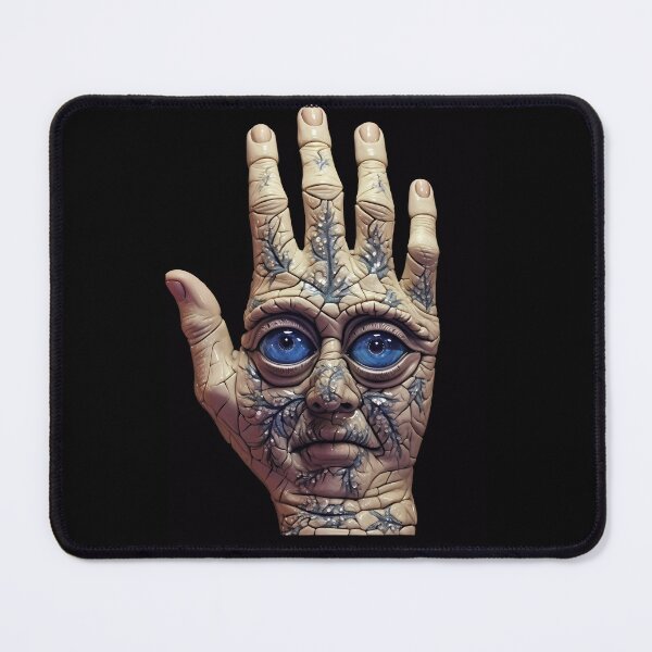 Item preview, “Divine Hand, Sublime Gaze: Horus in the Curvature” designed and sold by Art-Vortex-fr.
