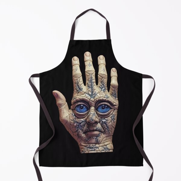 Aperçu de l'œuvre "Main Divine, Regard Sublime : Horus dans la Courbure" créée et vendue par Art-Vortex-fr.